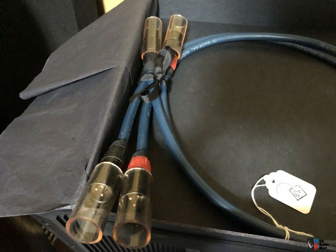 Genuine Madrigal CZ Gel Gel-1 Audiophile XLR Interconnects 1m