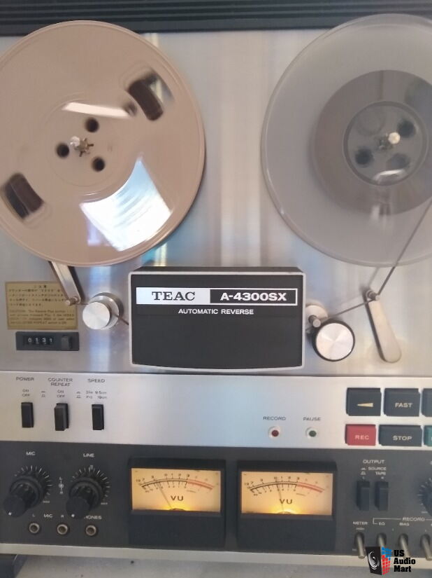 TEAC A-4300SX Reel to Reel Detailed Operating Instructions 