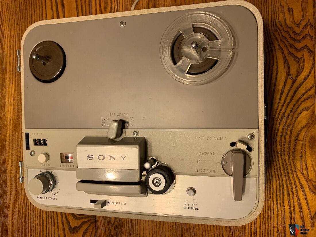 Sony TC-102 Reel Tape Player/Recorder 1960s complete and tested
