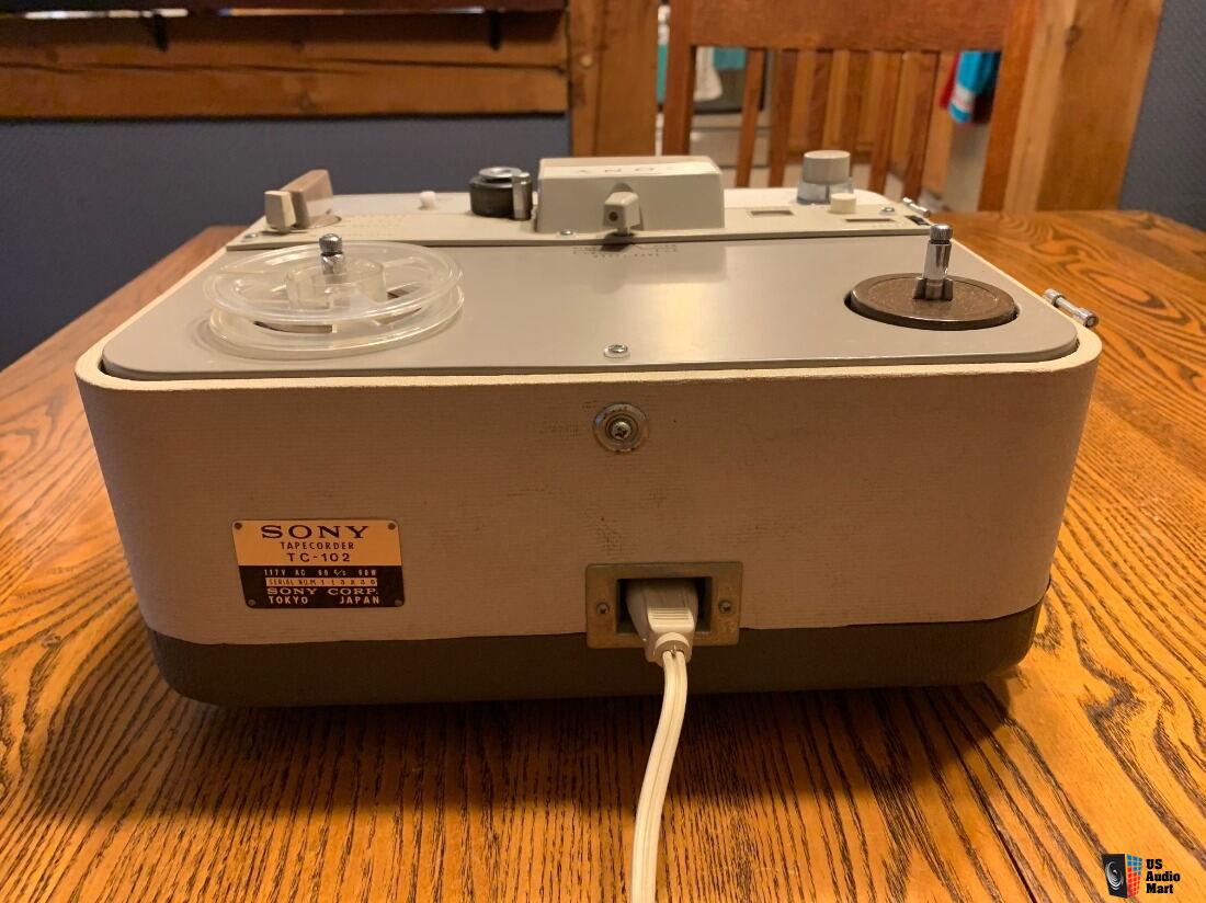 Vintage Sony TC-102 Reel to Reel Tape Recorder