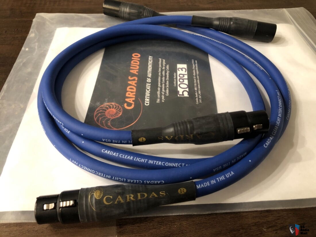 Cardas Clear Light リケーブル Cardas Clear Light rev 1 XLR Interconnect cables Photo #3176685