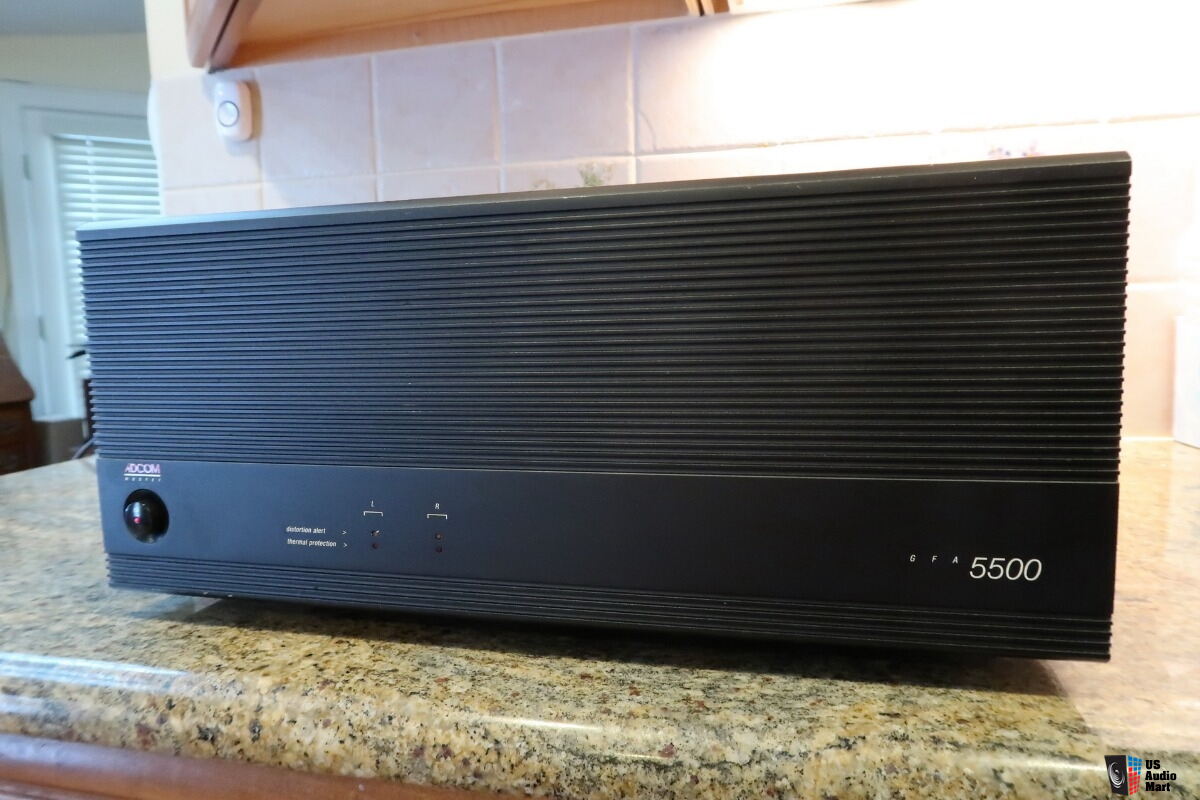 Adcom GFA 5500 Power Amplifier 200 WPC Audiophile Quality Amp Made in ...