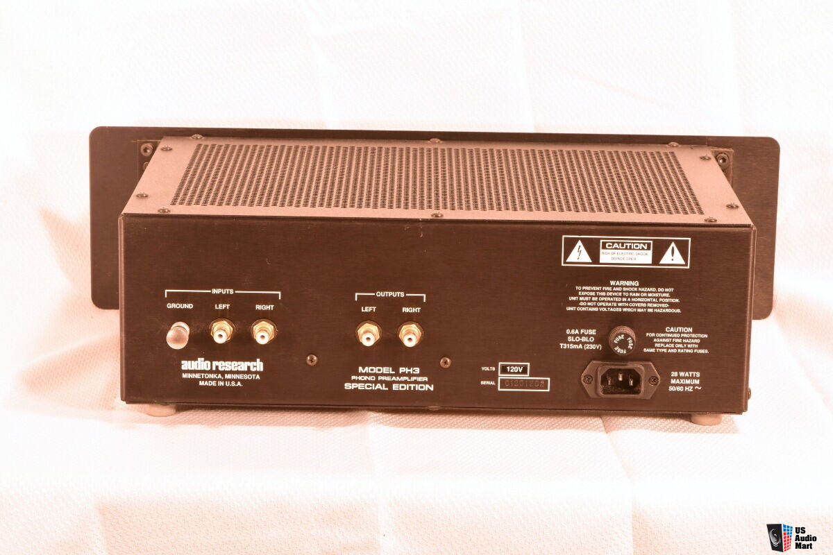 Audio Research PH3 Special Edition Black Faceplate Phono Preamplifier