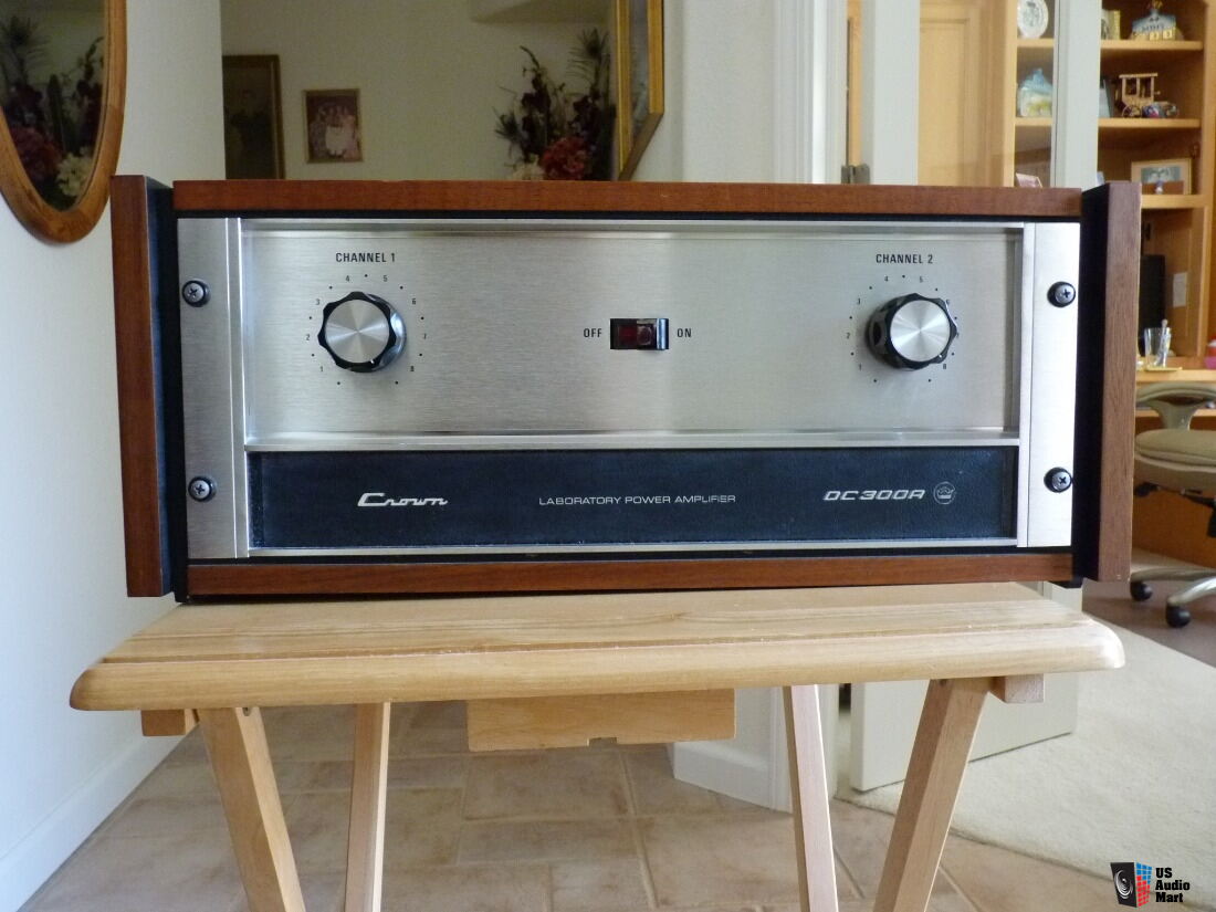 Crown DC300A Two Channel Amplifier Original Owner Photo 3210944