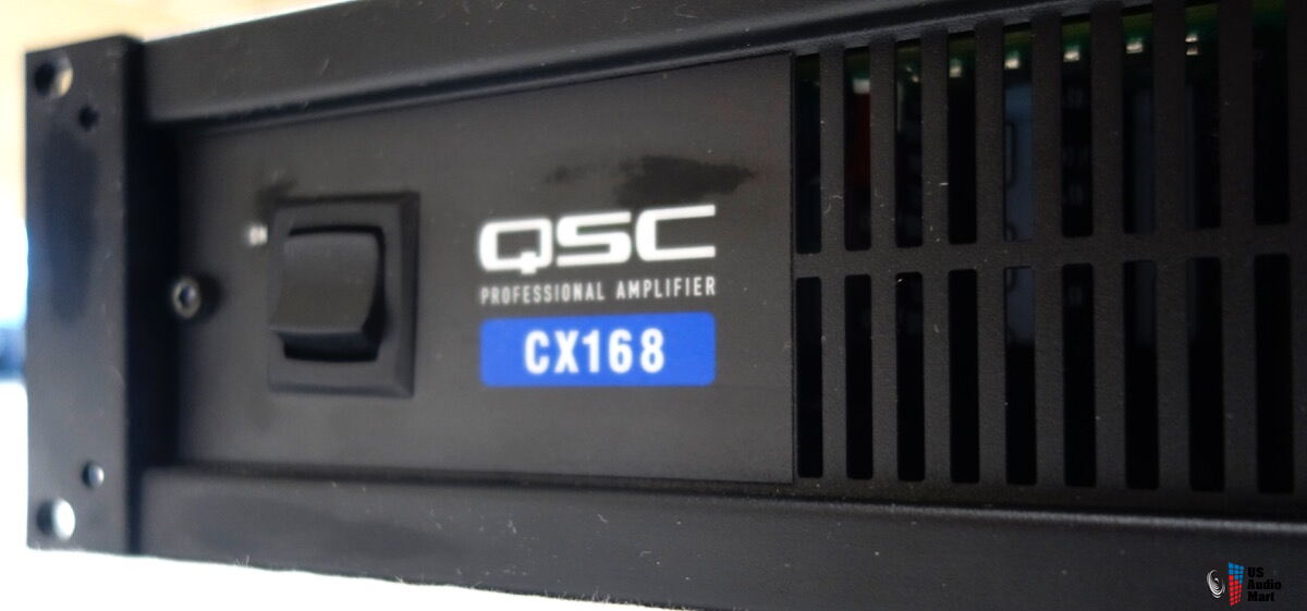 QSC CX168 8 channel LowZ Power Amplifier Photo 3212777 UK