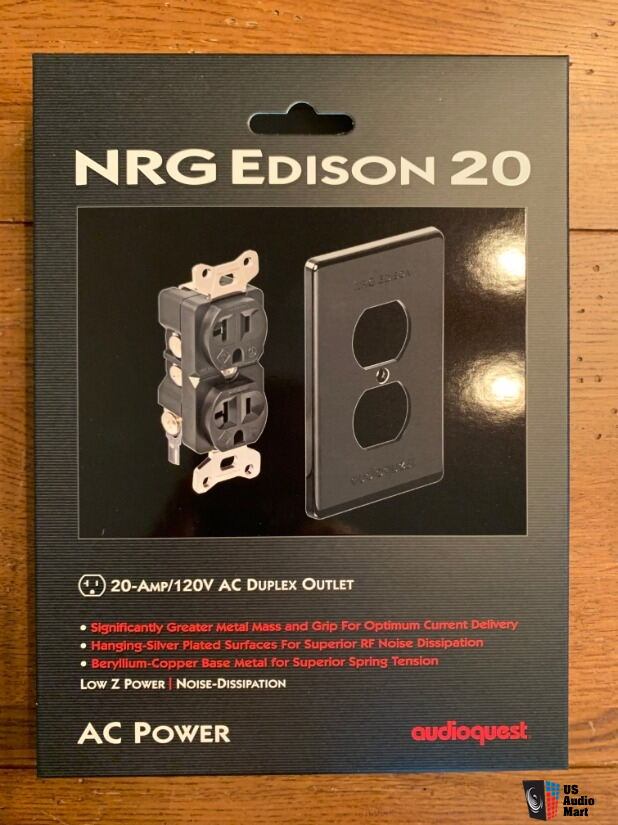 Audioquest NRG Edison 20A Outlets BRAND NEW FREE SHIP For Sale