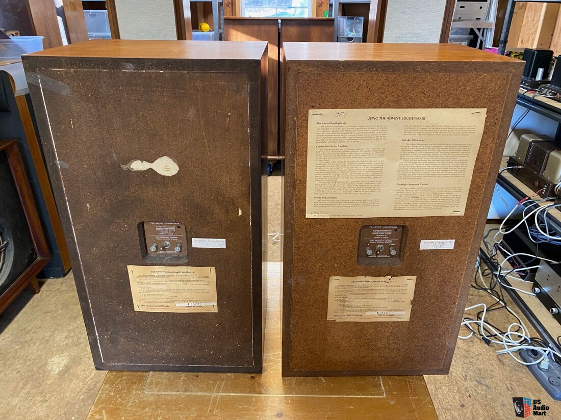 Original Large Advent Speakers - Fully Restored Photo #3234931 - US