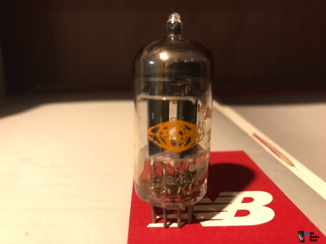 12AU7A/ ECC82 MAZDA Label vacuum tube valve röhre, TESTED