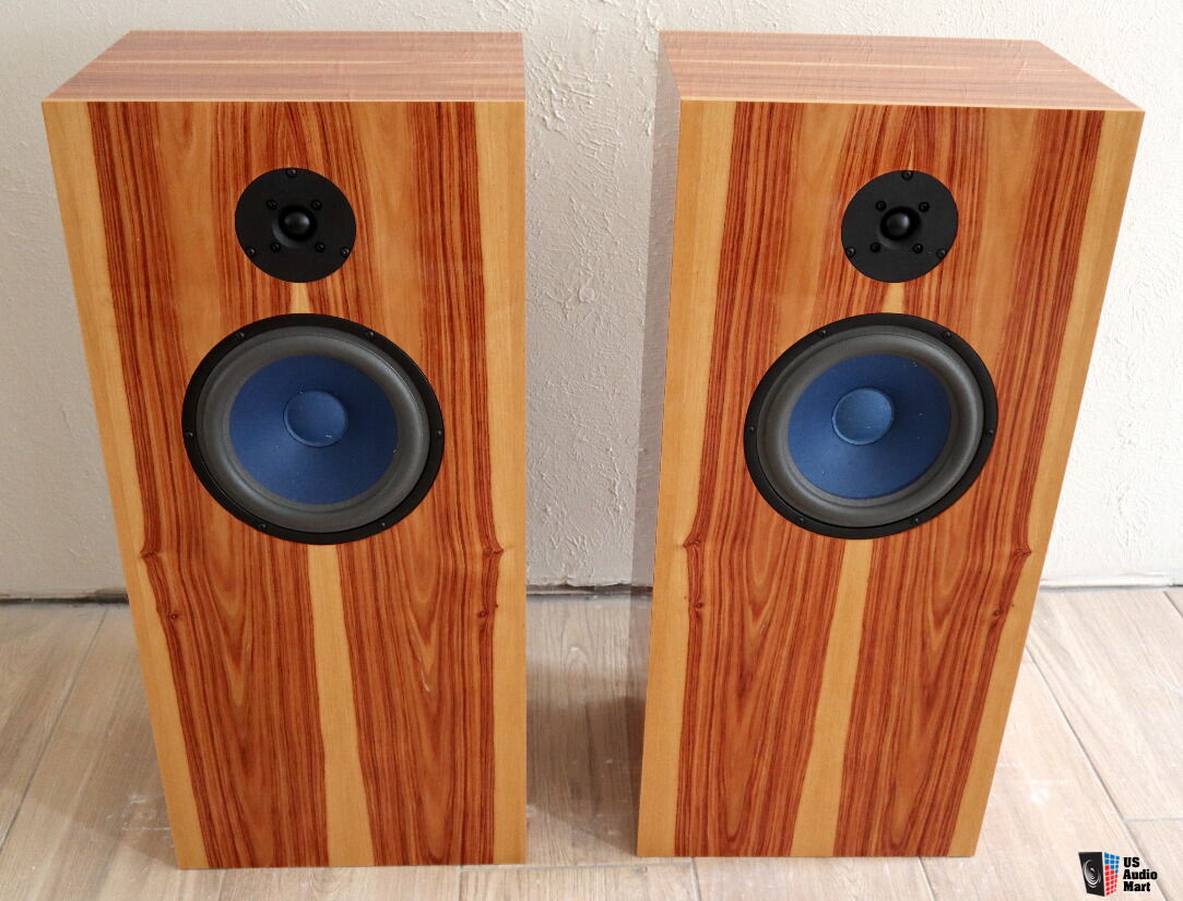 Audio Note AN-E SPe HE Speakers in Tulip With Audio Note Bi Wire Speaker Cables & Original Boxes