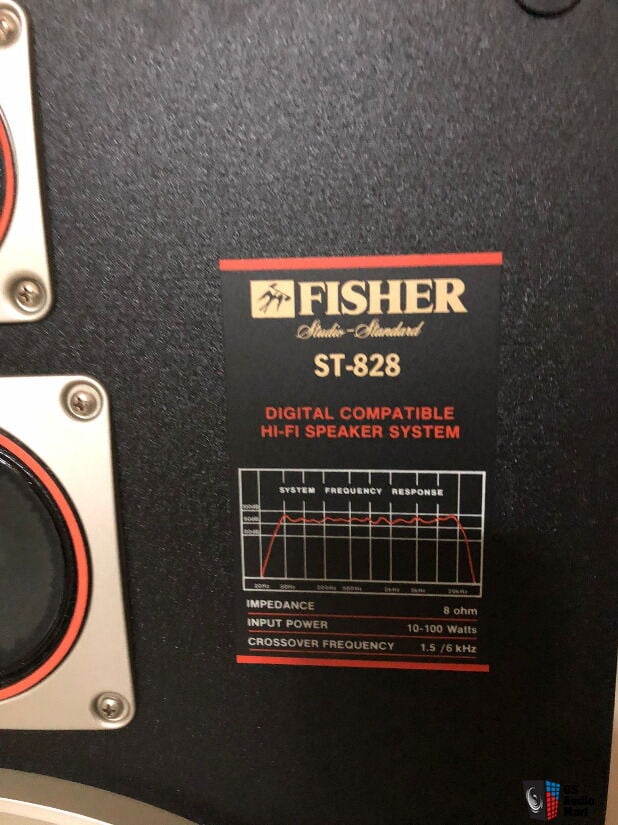 Fisher ST-828 Studio Series Speakers with 15