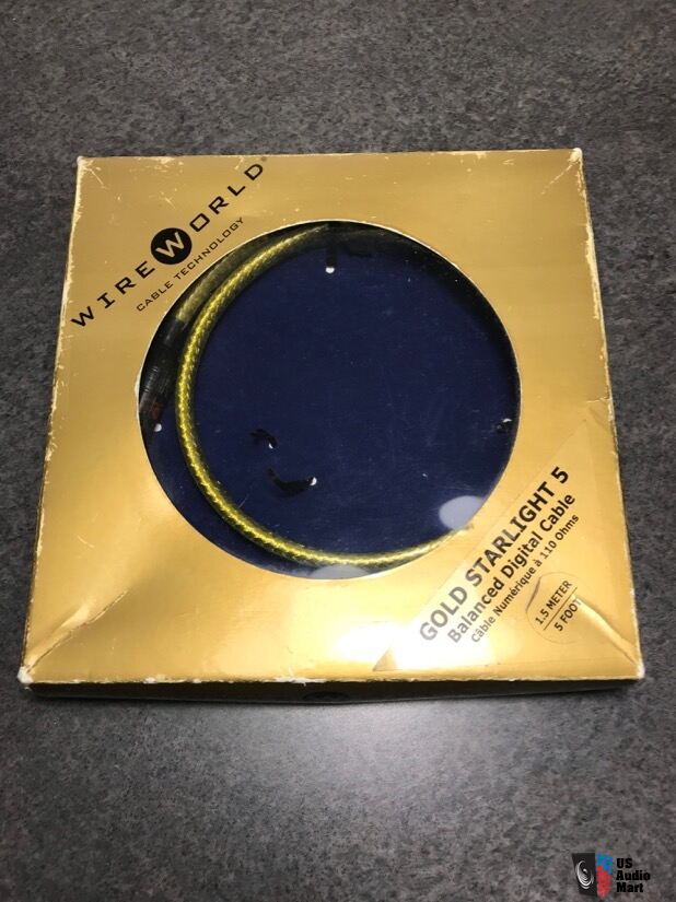 Wireworld Gold Starlight 5, 1.5M, XLR AES/EBU Cable For Sale - US