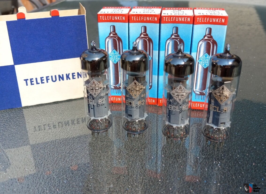 Telefunken ECL82 6BM8 NOS Quad For Sale US Audio Mart