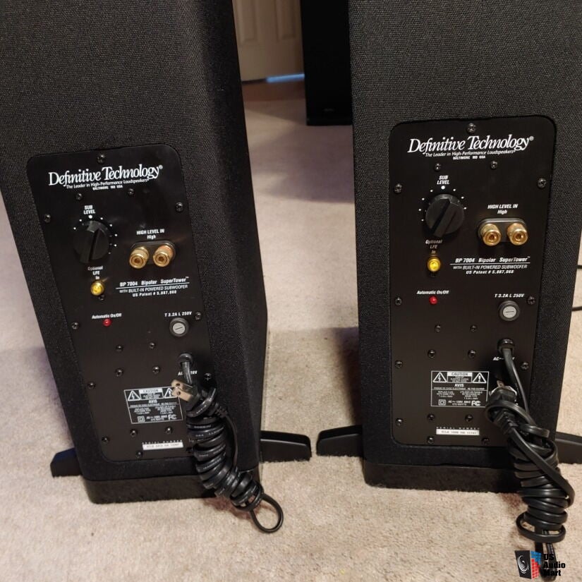 Definitive Technology BP7004 tower speakers (pair) (black) Photo ...