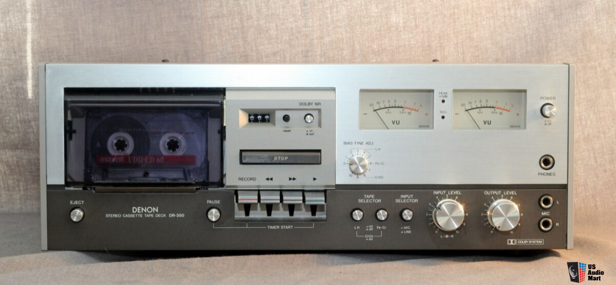 Denon DR-350 Stereo Cassette Deck REDUCED PRICE For Sale - US