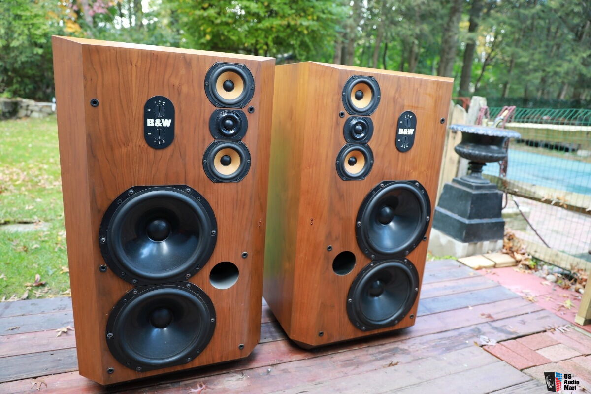 B&W 808 Speakers Bowers & Wilkins British Audiophile Rare Photo ...