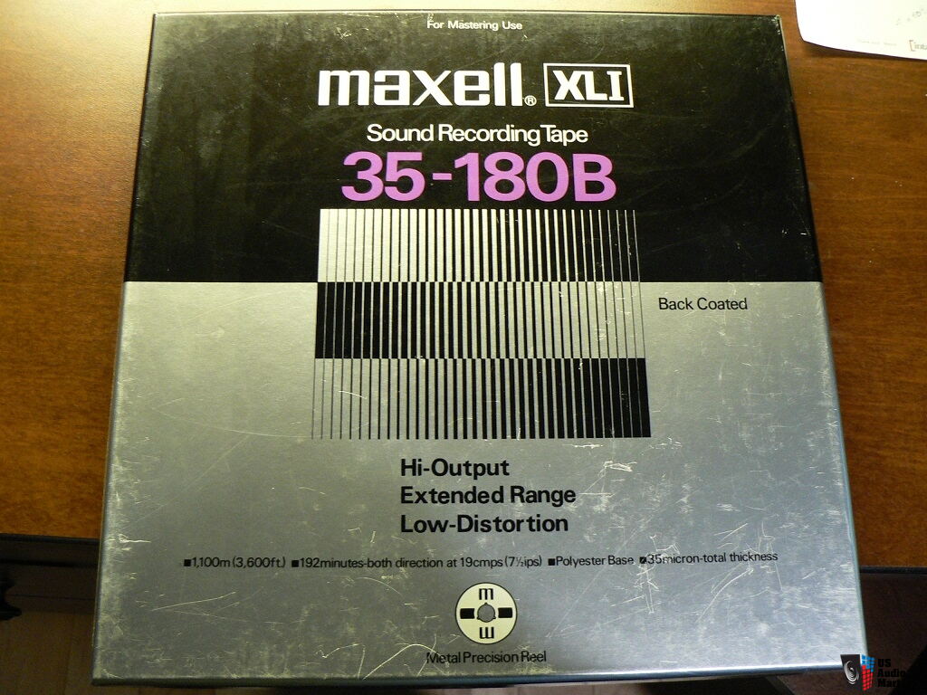 MAXELL UD XL 35-180B 10.5 METAL REELS SOUND