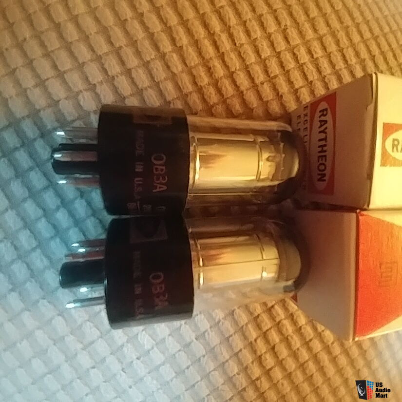 Paire de tubes Raytheon CK5755 NOS NIB = 420A