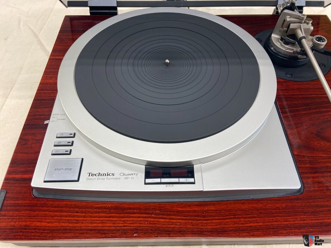 Technics Turntable (SP-15 w/SH-15B1 Base) Restored! FREE shipping