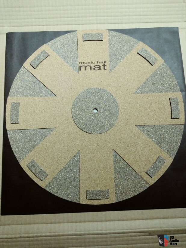 Music Hall: Aztec Blue Cork Record Mat