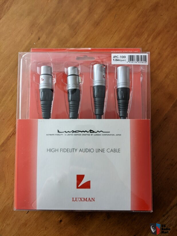 Luxman XLR Cables JPC-100 1M For Sale - US Audio Mart