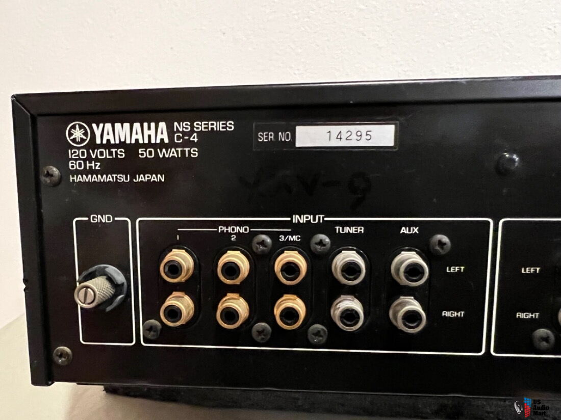Yamaha C-4 preamp, Natural Sound Stereo Control Amplifier