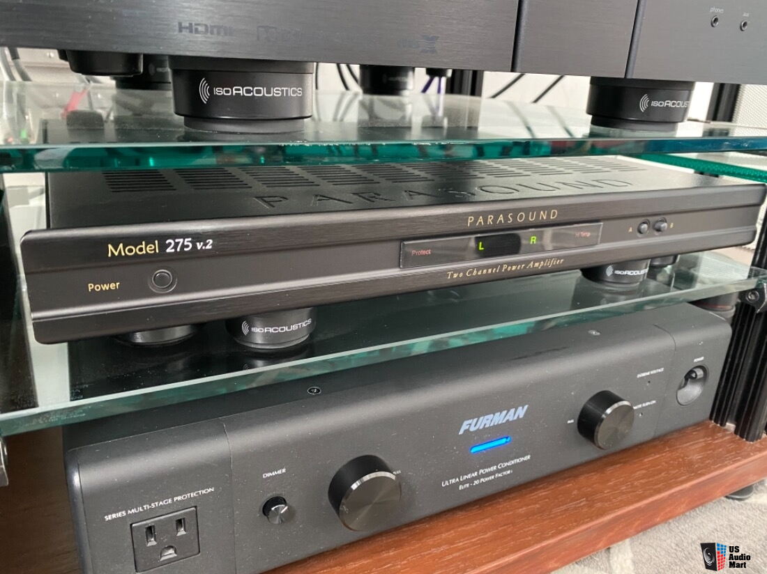 Parasound Classic 275 v2 Stereo Amplifier….Great for Fronts or Atmos