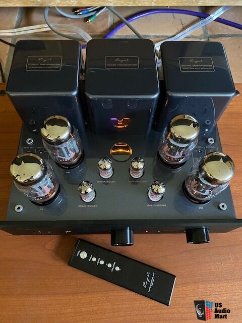 Amplificateur HiFi à Tubes Cayin CS-55A KT88 Noir - 2x40W - Entrées Phono MM Et USB