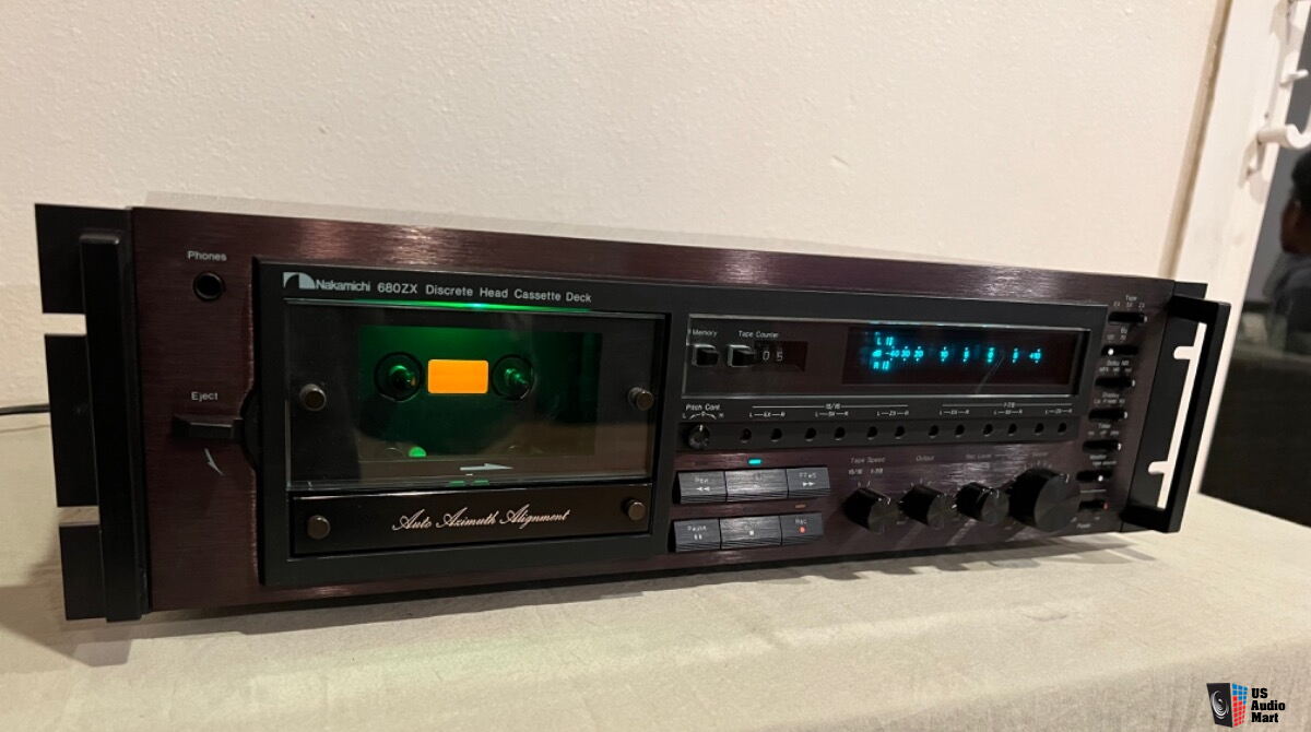 Nakamichi 680ZX 3-head, single compact cassette deck, Fully