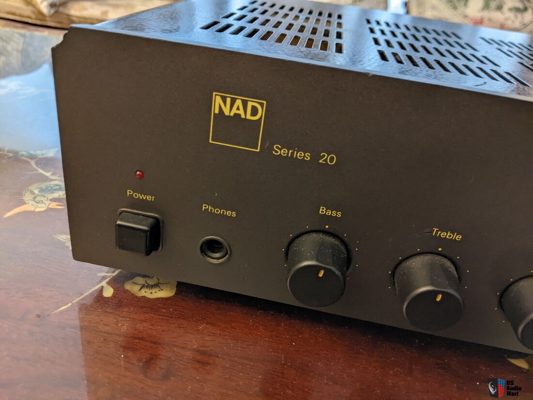 Nad 3020 Stereo Integrated Amplifier With Phono Stage With Us Power