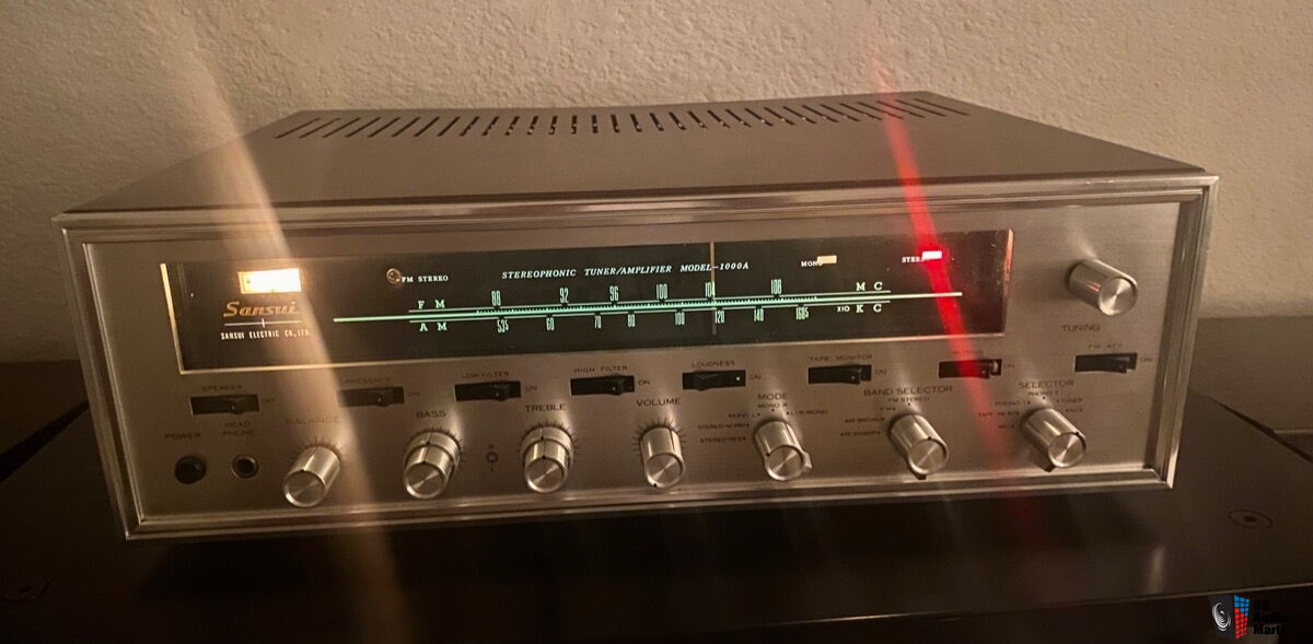 Sansui 1000A Vintage Tube Receiver / Excellent Restored Photo