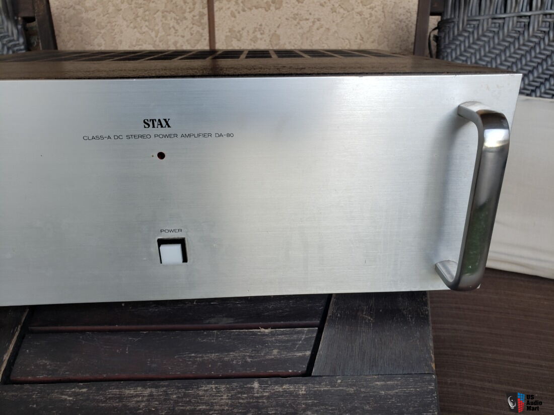 Stax DA-80 Power Amplifier Class A Serviced Works Well OBO For