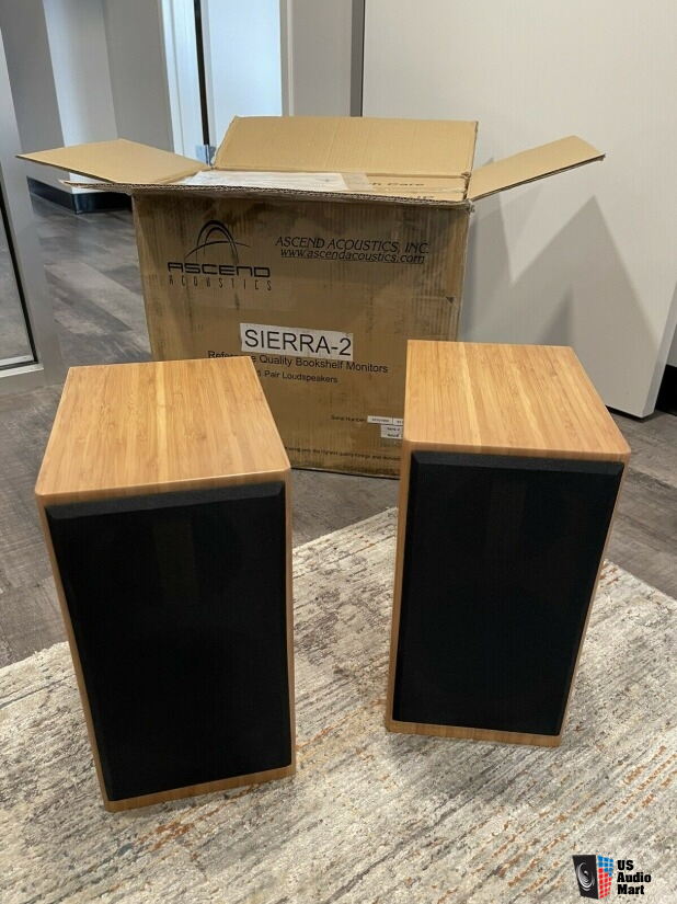 ASCEND ACOUSTICS SIERRA 2 Reference Monitor RAAL Ribbon Tweeter SEAS ...