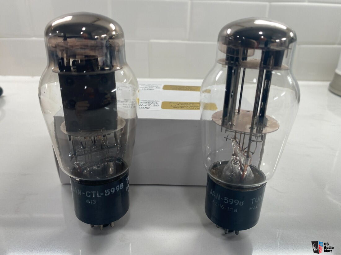 5998 Tube Electronique Paire Matched Voir Photo Tube NOS I4/42/5