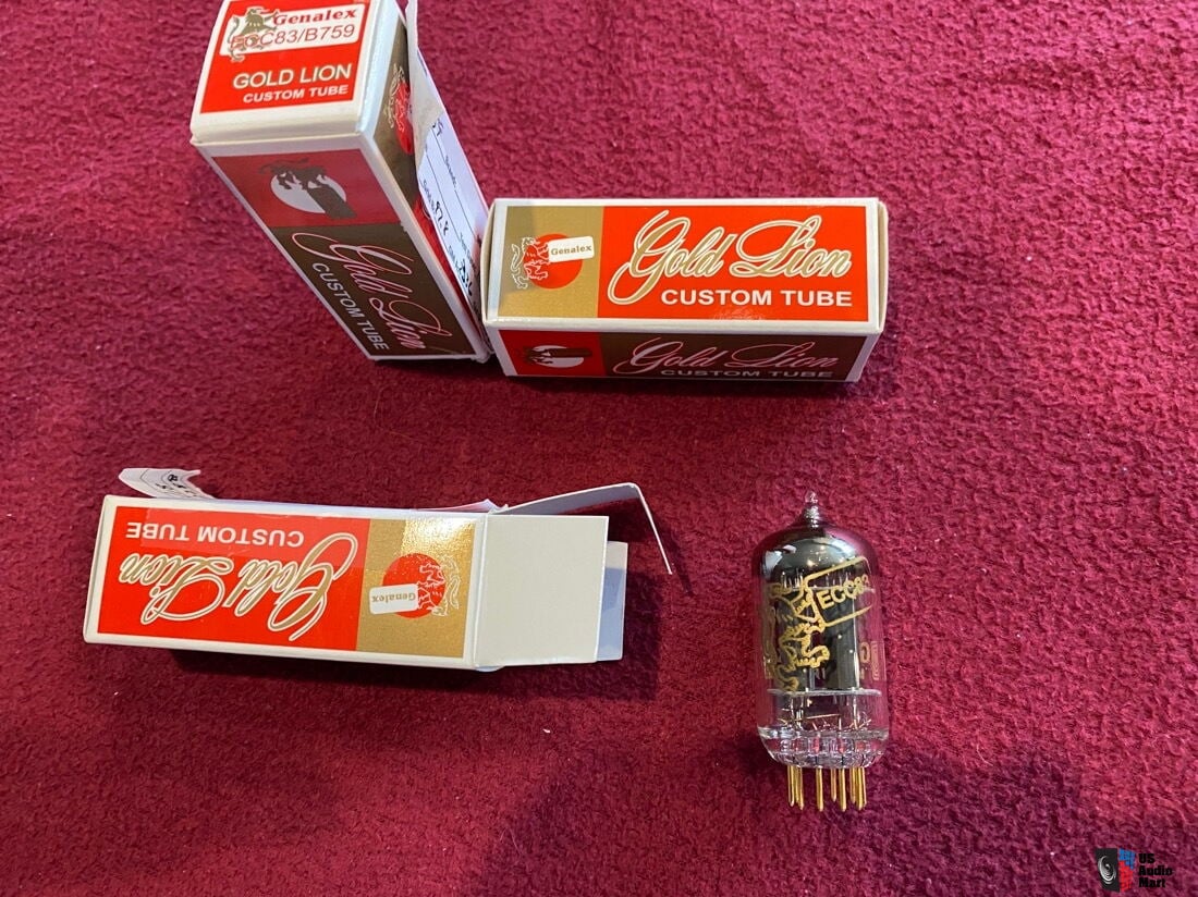 Genalex Gold Lion Gold Pin Ecc83b759 Tubes Free Shipping And No Paypal Fee In Conusa For Sale