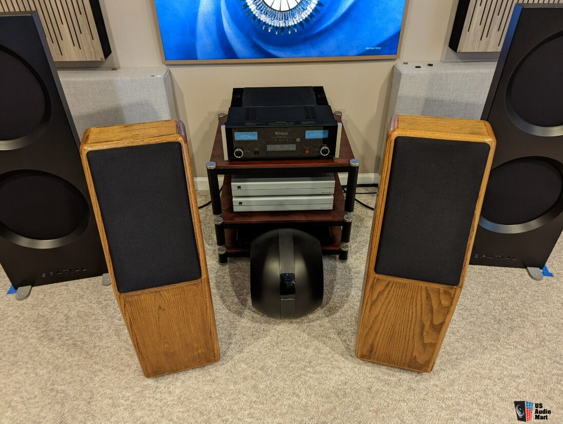 Conrad Johnson Synthesis LM210 Speakers Vintage For Sale Canuck Audio