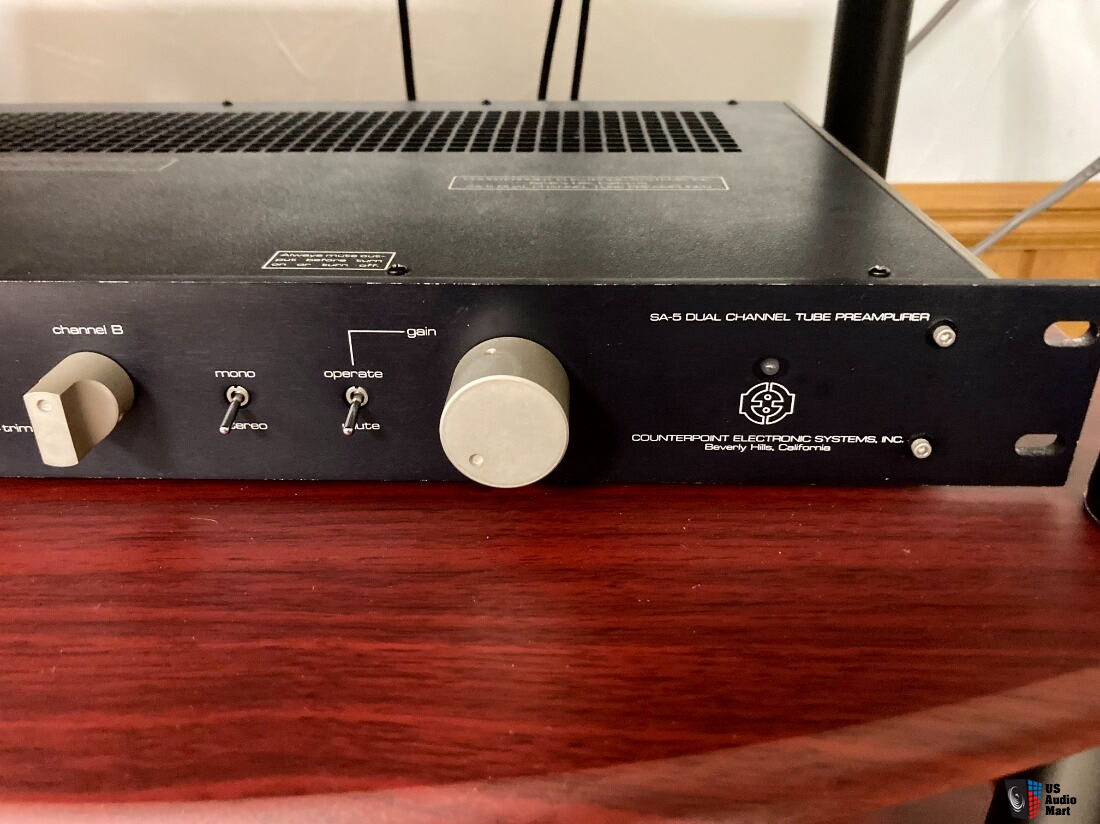 Counterpoint SA 5 Tube Preamp [Upgraded to 5.1, Serviced and NOS