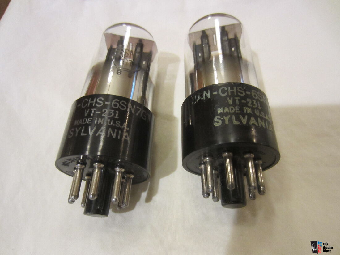 Sylvania 6SN7GT VT231 Military Issue Matched Pair NOS Photo #3869438 ...