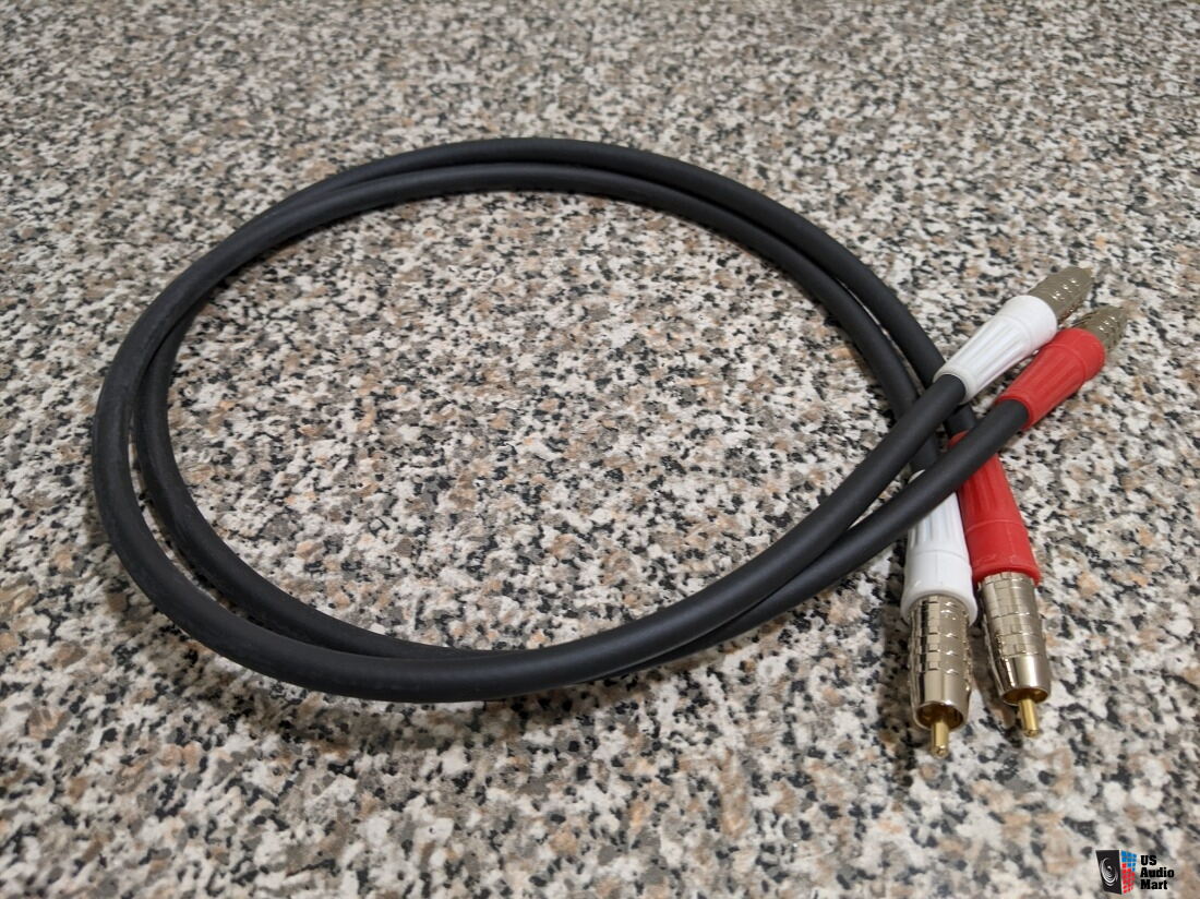 BJC Silver-Plated Stereo Audio Cable - 3 Foot USA Assembled