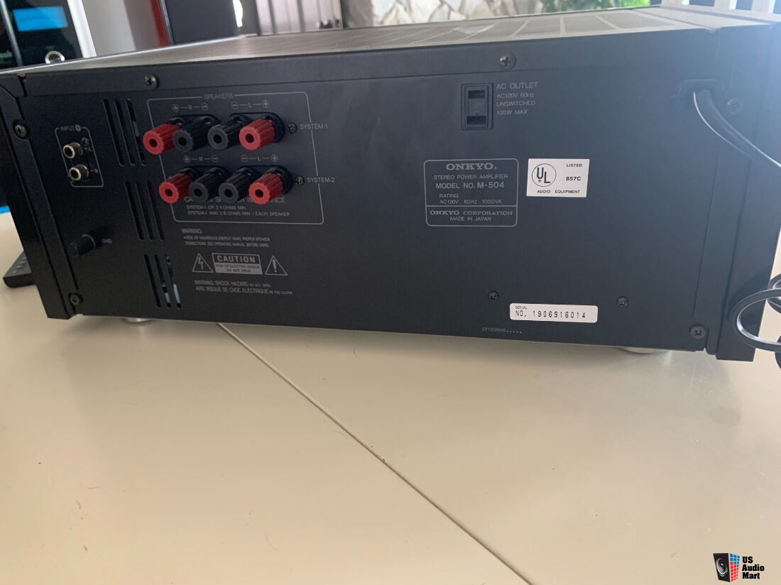 Onkyo Integra M504 Dual Mono Power Amplifier Photo 3923895 UK