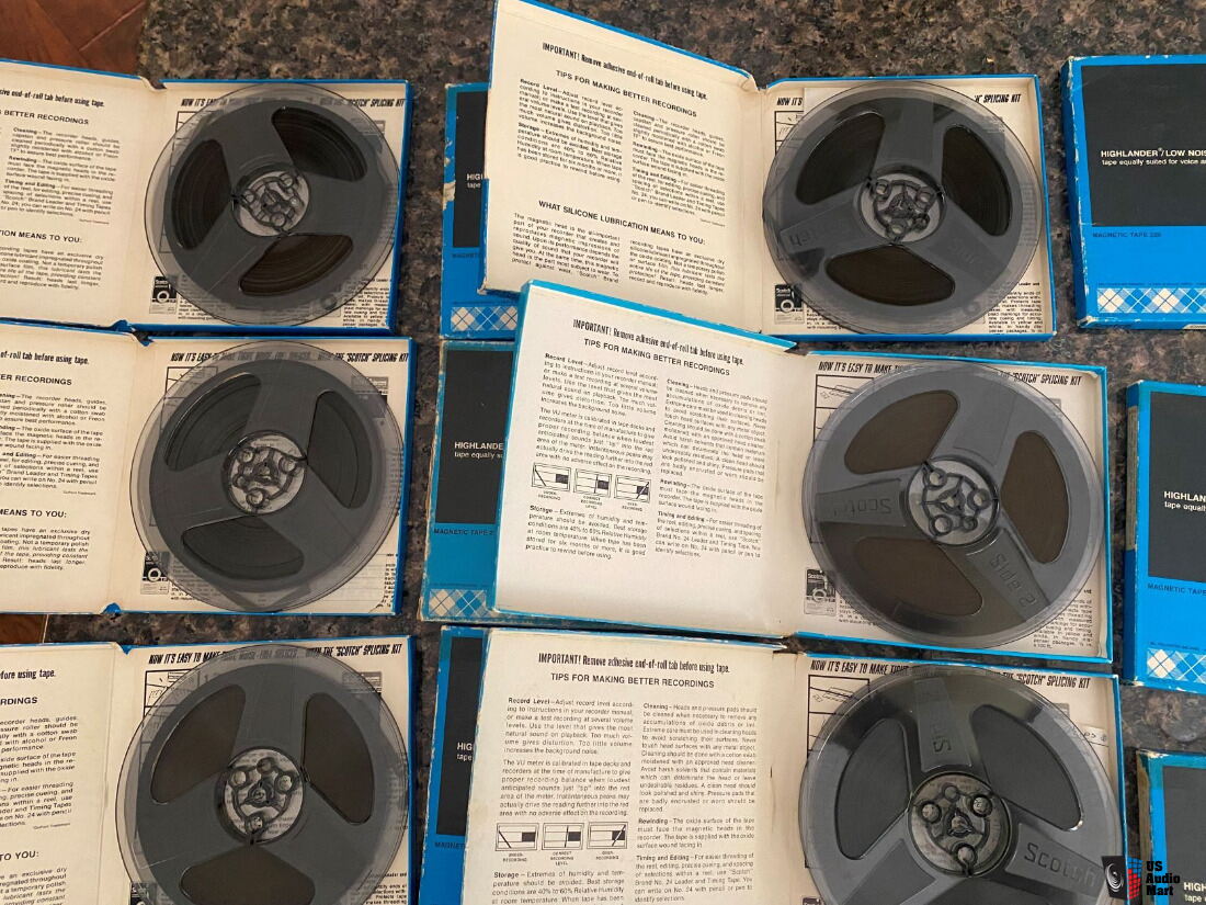 Reel to Reel Tape. 15 Pre-owned Scotch 229 tape on 7 reels Best Offer For  - US Audio Mart