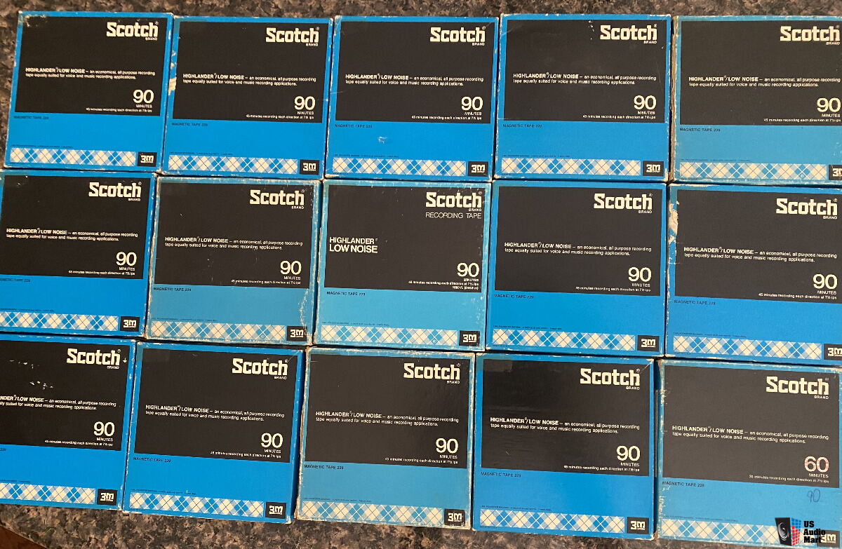 Reel to Reel Tape. 15 Pre-owned Scotch 229 tape on 7 reels Best Offer For  - US Audio Mart