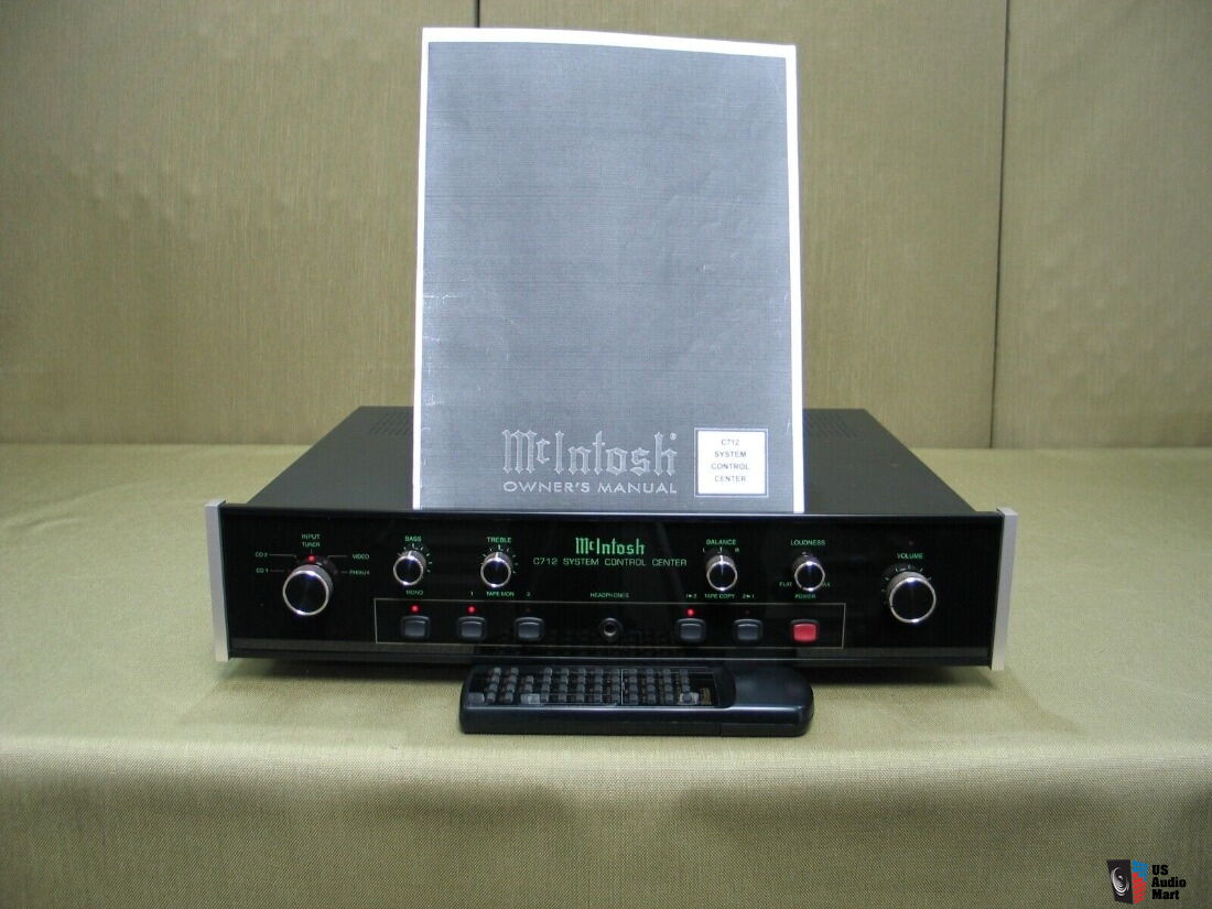 McIntosh C712 System Control Center (Preamplifier) Original Remote