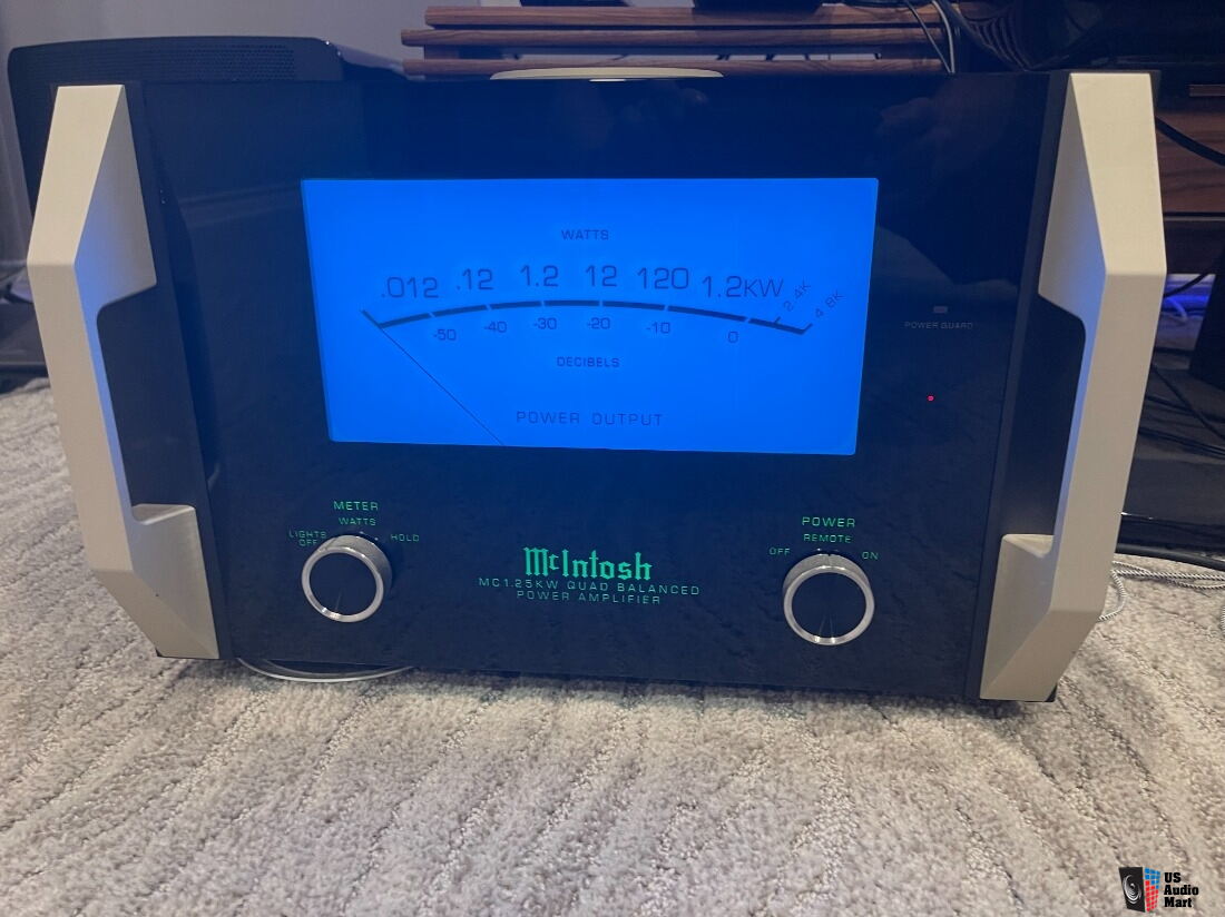 Pair Mcintosh MC1.25KW monoblock amps For Sale US Audio Mart