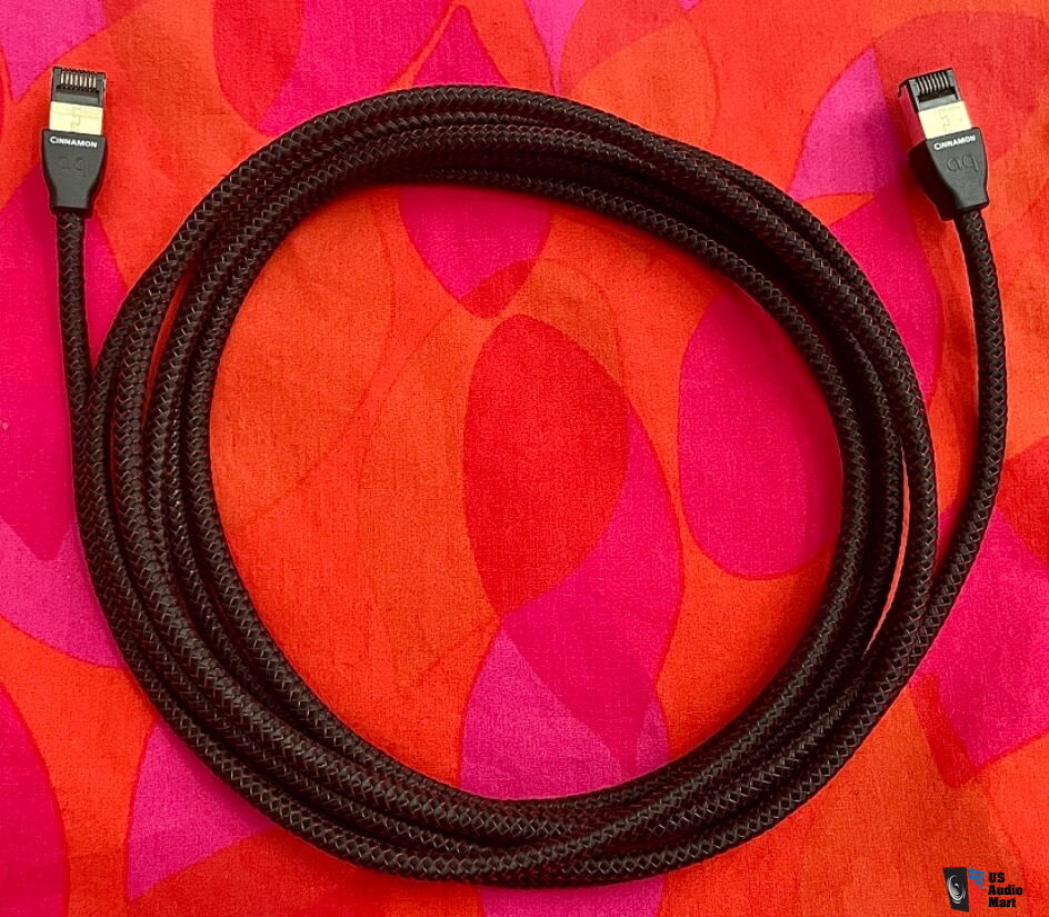 Cavo Ethernet AudioQuest Cinnamon 3m RJ/E – Alta Velocità Per Audio E Dati, Conduttori In Argento