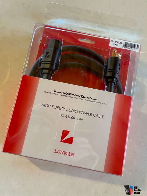 Luxman JPA-15000 Power cable - Like New For Sale - US Audio Mart