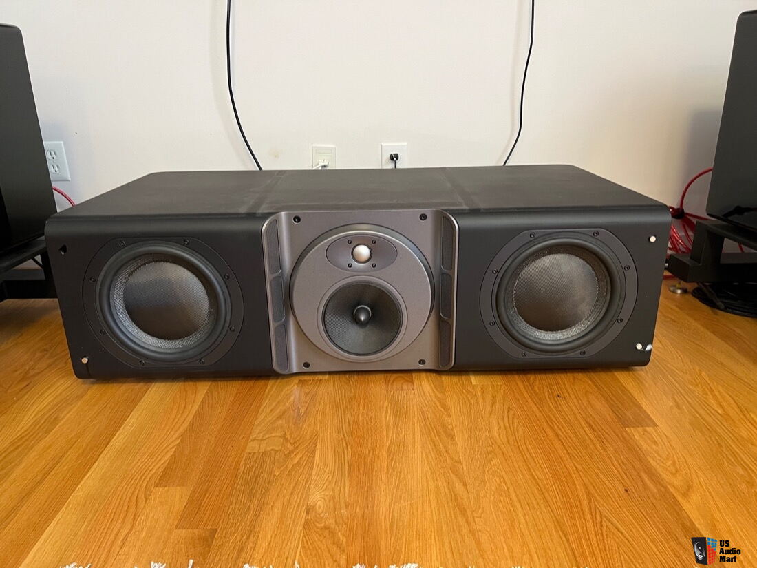 B&W Bowers Wilkins HT Speakers With Crossovers. 2 CT8 LR, 1 CT8CC, 4 ...