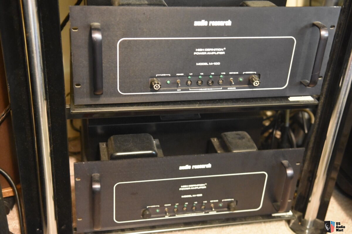 Audio Research M100 Monoblock Tube Amplifiers (2) For Sale Or Trade