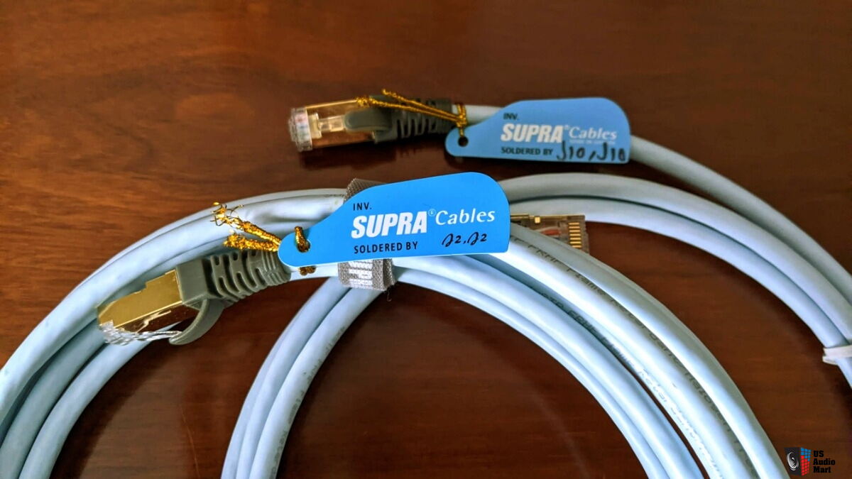 Supra CAT 8 cable 2m and 4m lengths Photo 4020063 UK Audio