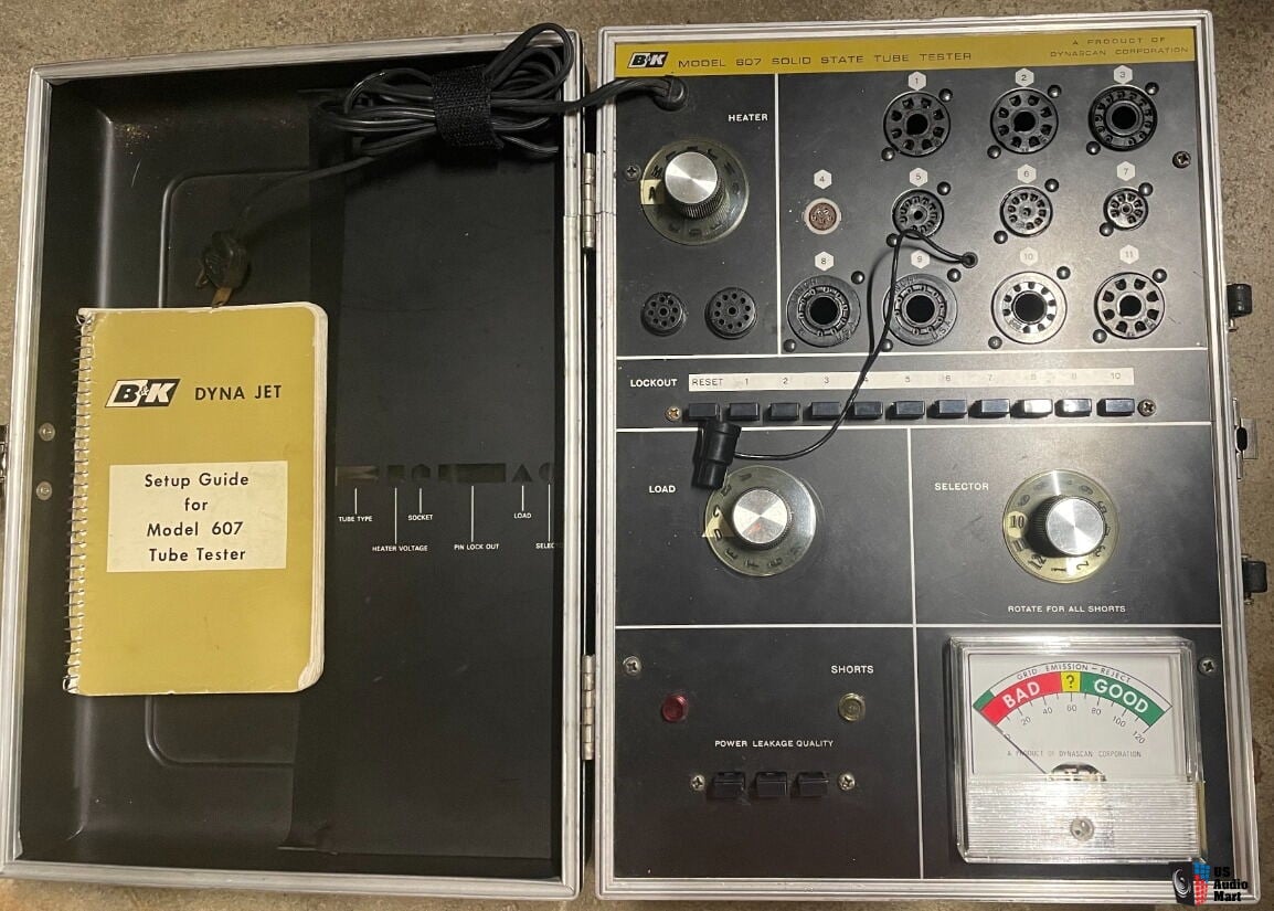 B&K DYNA JET Model 607 Tube Tester For Sale - US Audio Mart