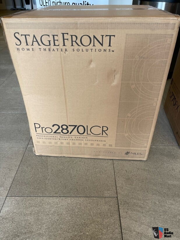 Niles StageFront Pro2870LCR New, price is per speaker Dealer Ad US Audio Mart